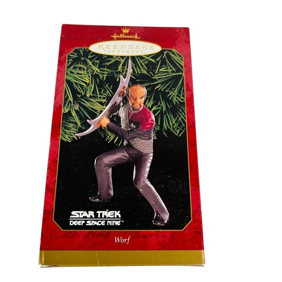 Hallmark Star Trek Deep Space Nine Worf 1999 Keepsake Christmas Ornament - Picture 1 of 4
